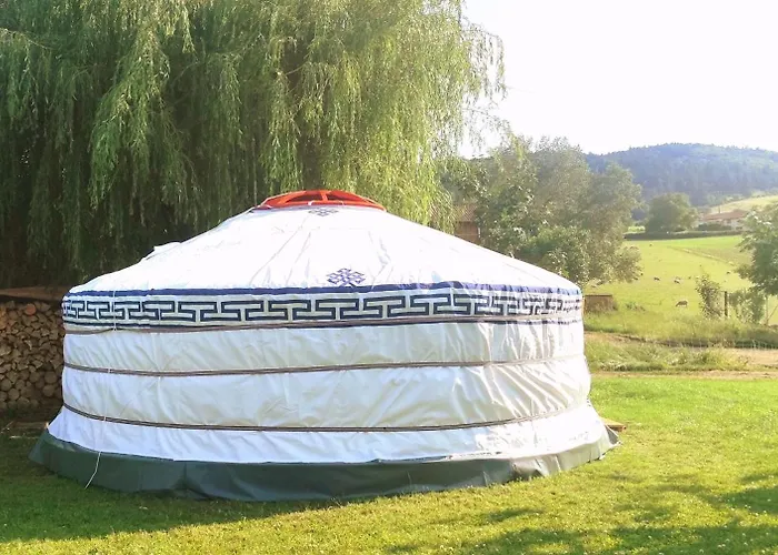 Luxuszelt Yourte Traditionnelle Mongole Marcoux (Loire)