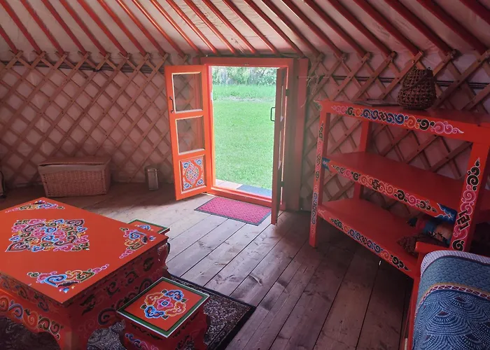 Yourte Traditionnelle Mongole Luxuszelt