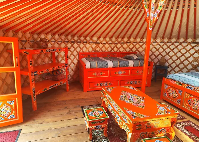 Luxuszelt Yourte Traditionnelle Mongole Marcoux (Loire)