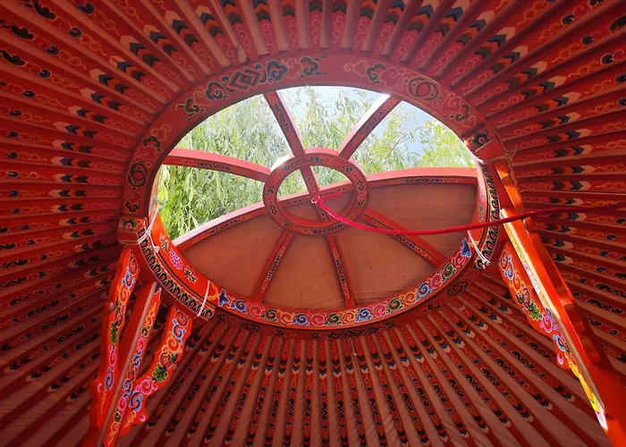 Luxuszelt Yourte Traditionnelle Mongole Marcoux (Loire)