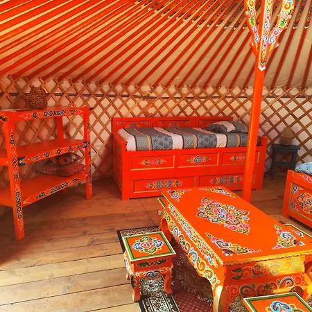 אוהל מפואר Yourte Traditionnelle Mongole Marcoux (Loire)
